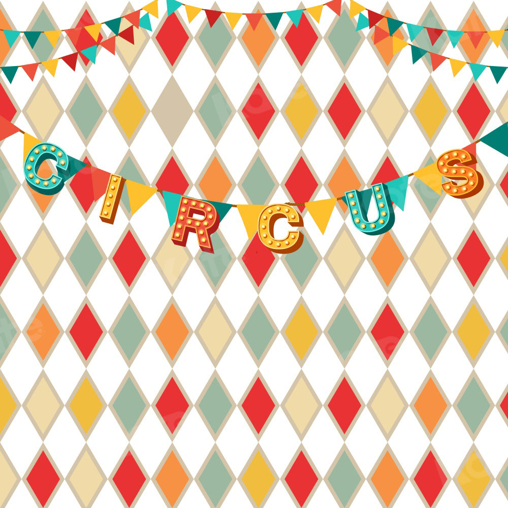 Kate Circus Diamond Pattern Backdrop for Photography - Kate Backdrop AU