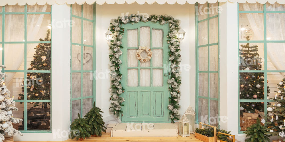 Kate Christams Backdrop Trees Store Gifts Outdoor Designed by Chain Photography - Kate Backdrop AU