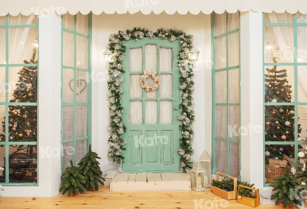 Kate Christams Backdrop Trees Store Gifts Outdoor Designed by Chain Photography - Kate Backdrop AU