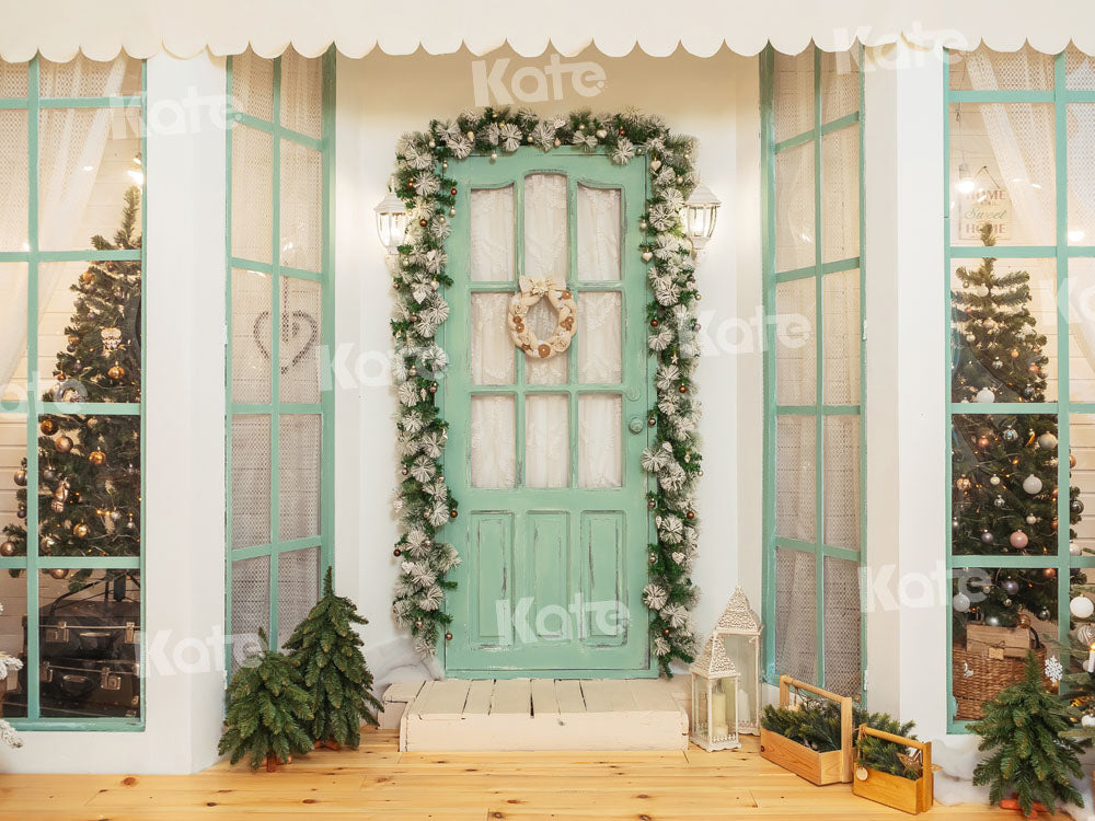 Kate Christams Backdrop Trees Store Gifts Outdoor Designed by Chain Photography - Kate Backdrop AU