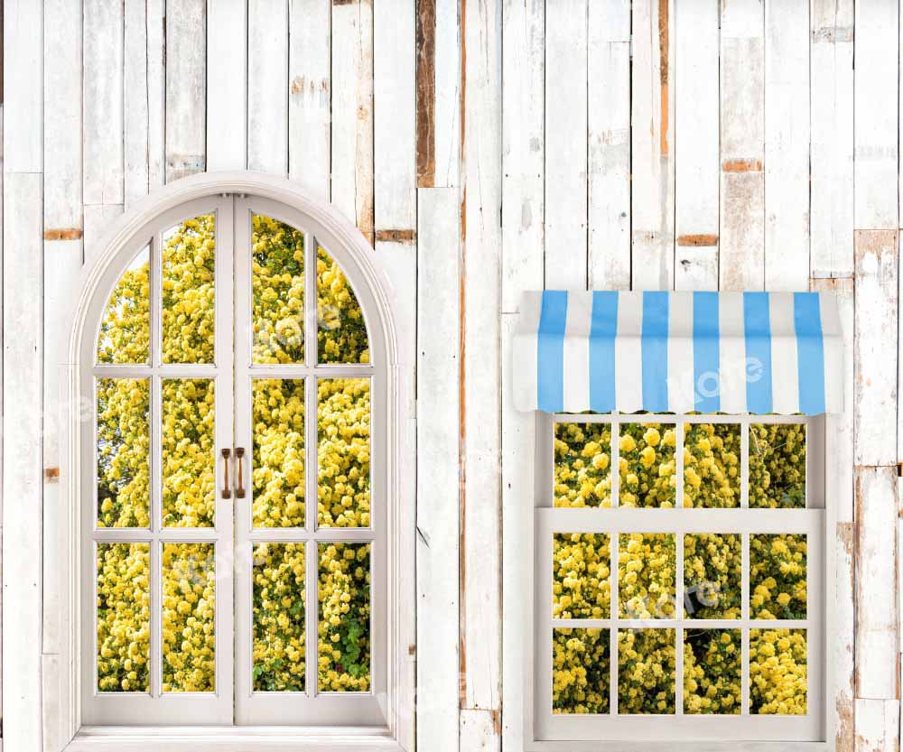 Kate Summer Flower Window Backdrop Designed by Chain Photography - Kate Backdrop AU