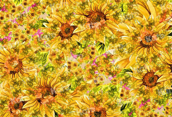 Kate Summer Sunflower Bushes Backdrop for Photography - Kate Backdrop AU