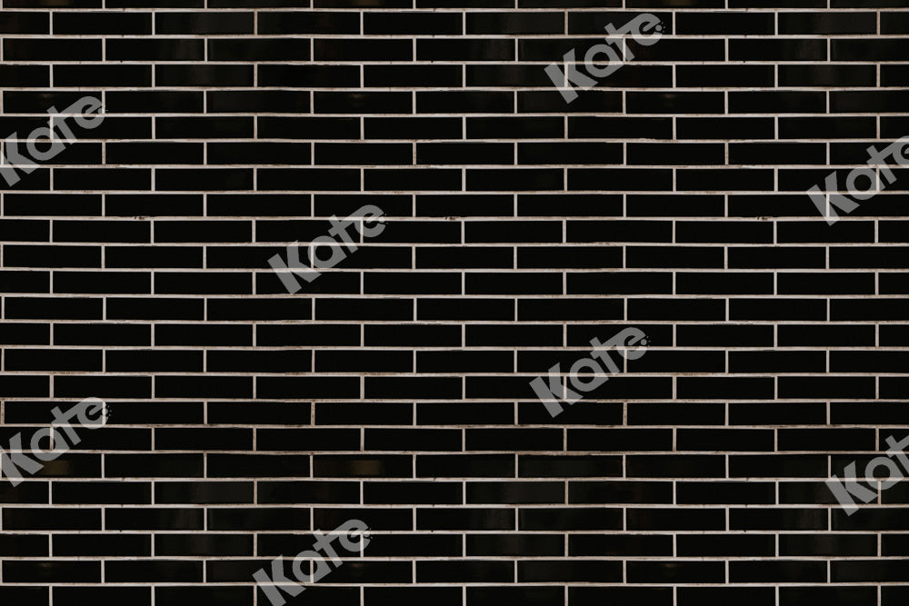 Kate Brick Wall Backdrop Black Vintage Designed by Chain Photography - Kate Backdrop AU