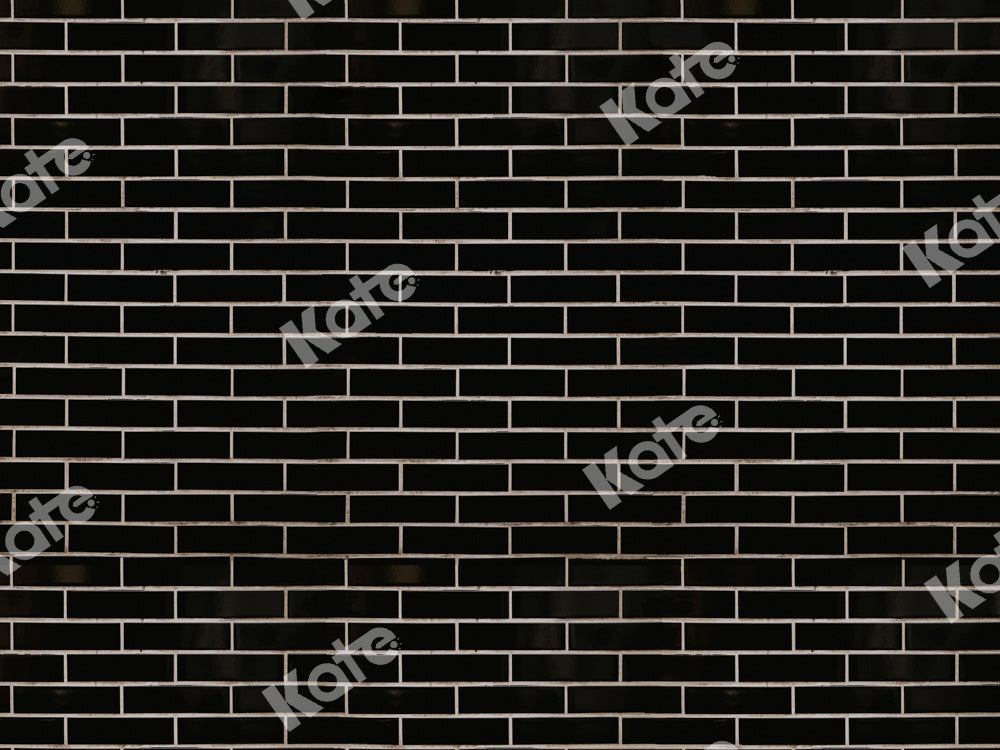 Kate Brick Wall Backdrop Black Vintage Designed by Chain Photography - Kate Backdrop AU