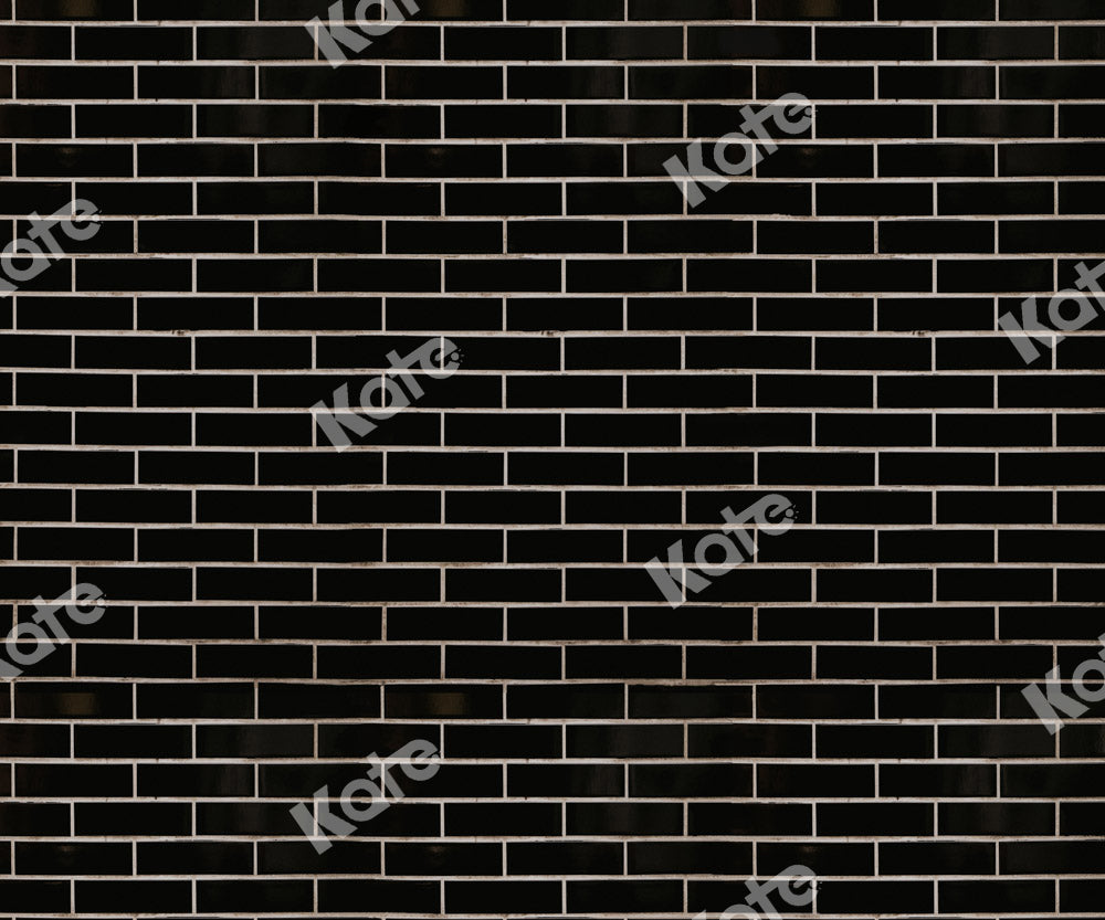 Kate Brick Wall Backdrop Black Vintage Designed by Chain Photography - Kate Backdrop AU