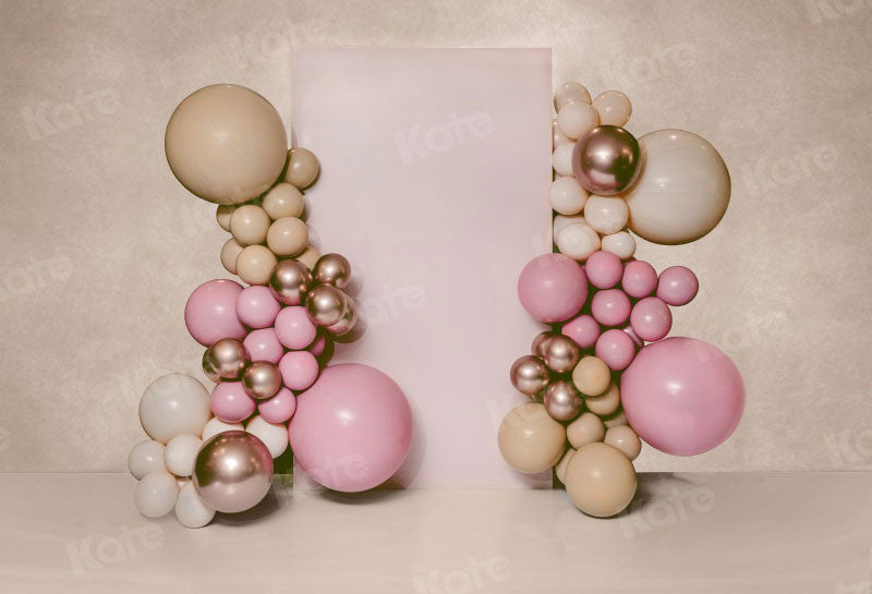 Kate Pink Balloons Backdrop Birthday Designed by Uta Mueller Photography - Kate Backdrop AU