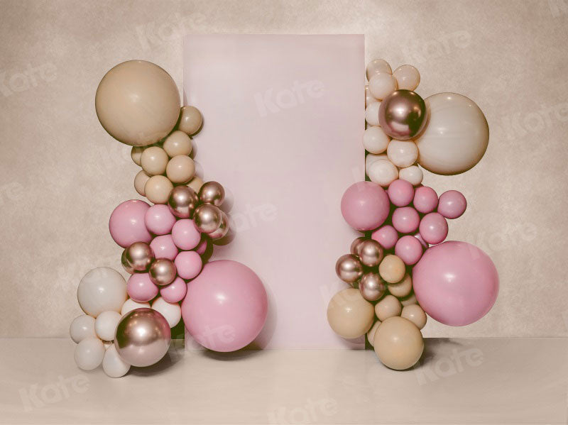 Kate Pink Balloons Backdrop Birthday Designed by Uta Mueller Photography - Kate Backdrop AU