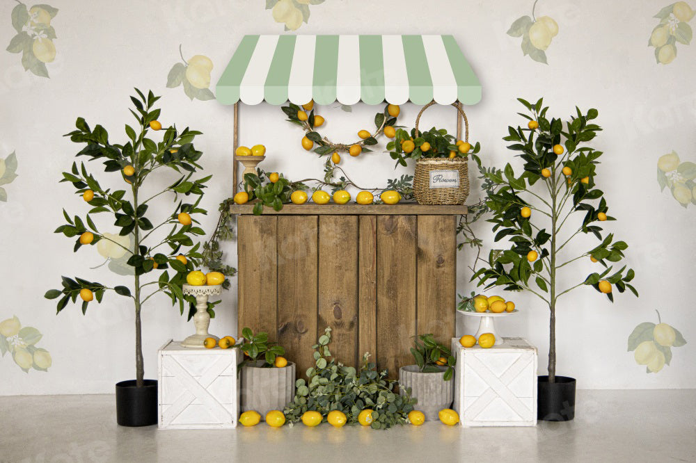 Kate Summer Backdrop Lemon Tree Store Lemonade for Photography - Kate Backdrop AU