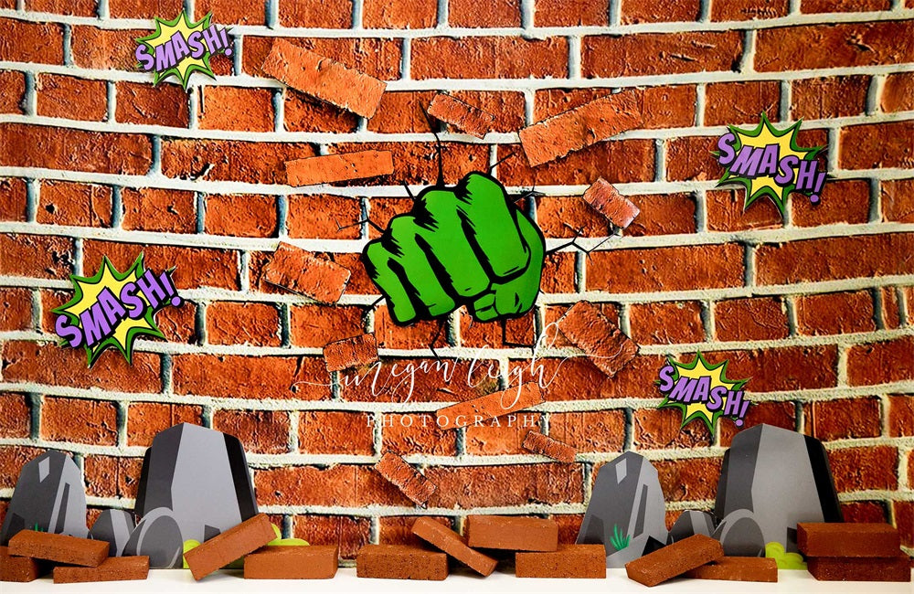 Kate Brick Smash Backdrop for Photography Designed by Megan Leigh Photography - Kate Backdrop AU
