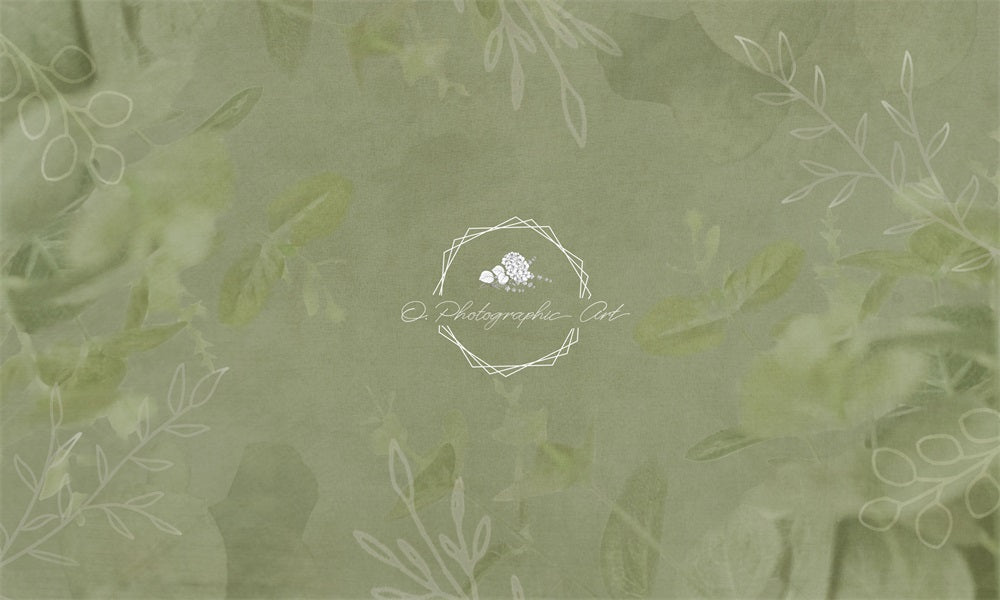Kate Eucalyptus Backdrop Green Texture for Photography Designed by Jenna Onyia - Kate Backdrop AU