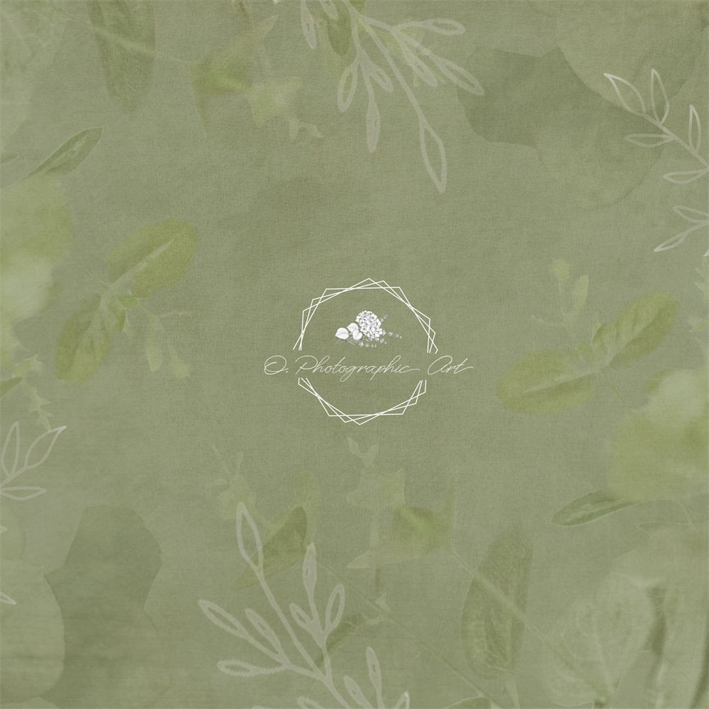 Kate Eucalyptus Backdrop Green Texture for Photography Designed by Jenna Onyia - Kate Backdrop AU