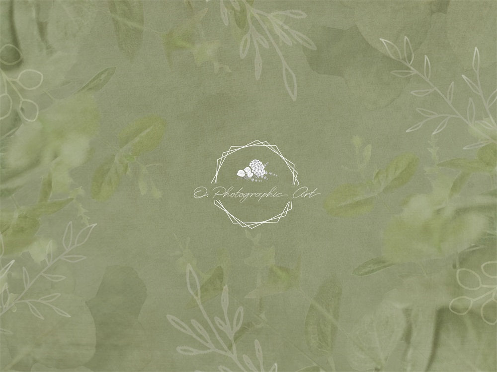 Kate Eucalyptus Backdrop Green Texture for Photography Designed by Jenna Onyia - Kate Backdrop AU