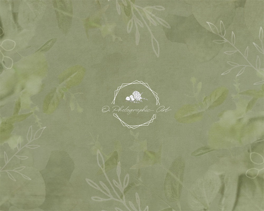 Kate Eucalyptus Backdrop Green Texture for Photography Designed by Jenna Onyia - Kate Backdrop AU