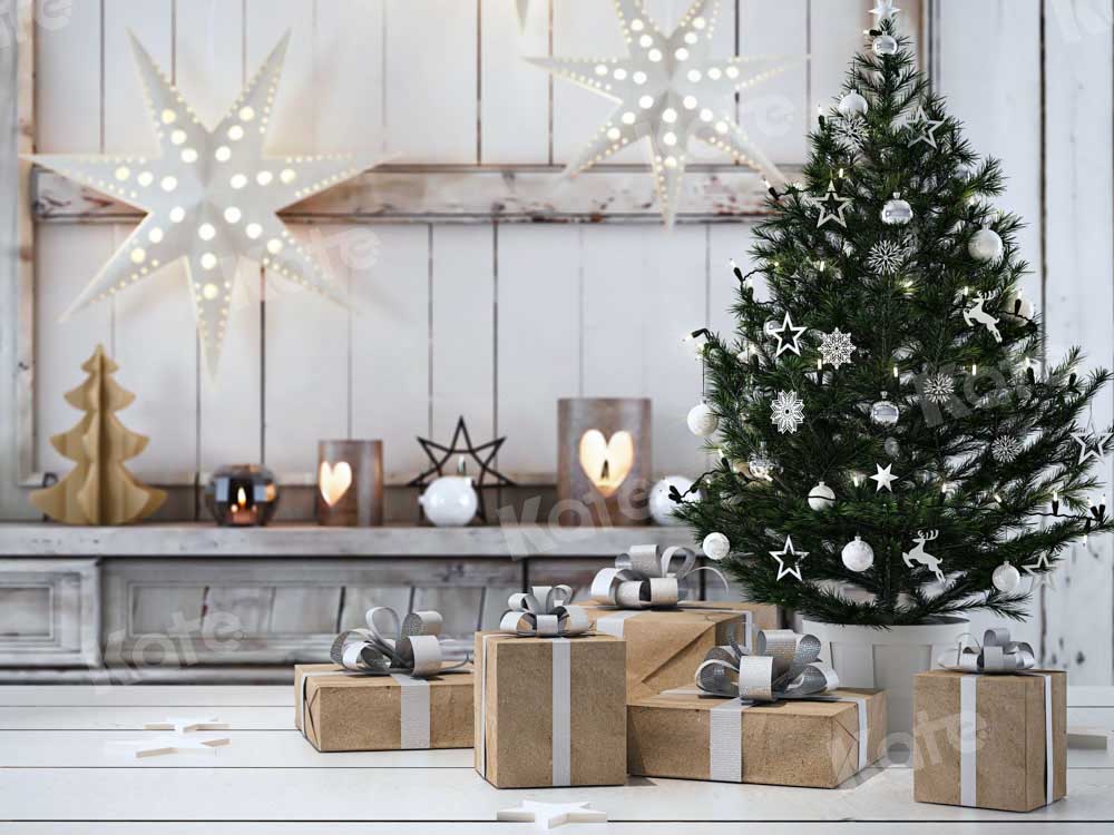 Kate Christmas Tree Backdrop Cabinet Gift Box Designed by Chain Photography - Kate Backdrop AU