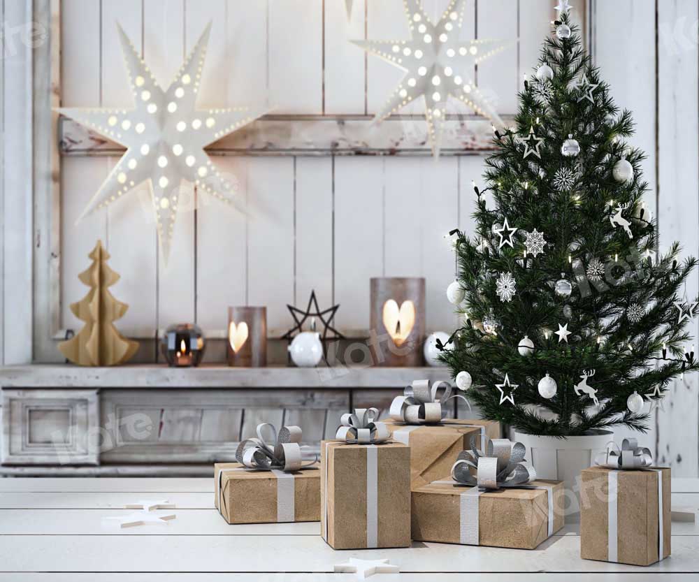 Kate Christmas Tree Backdrop Cabinet Gift Box Designed by Chain Photography - Kate Backdrop AU