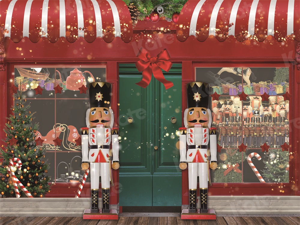 Kate Christmas Shop Window Backdrop for Photography - Kate Backdrop AU