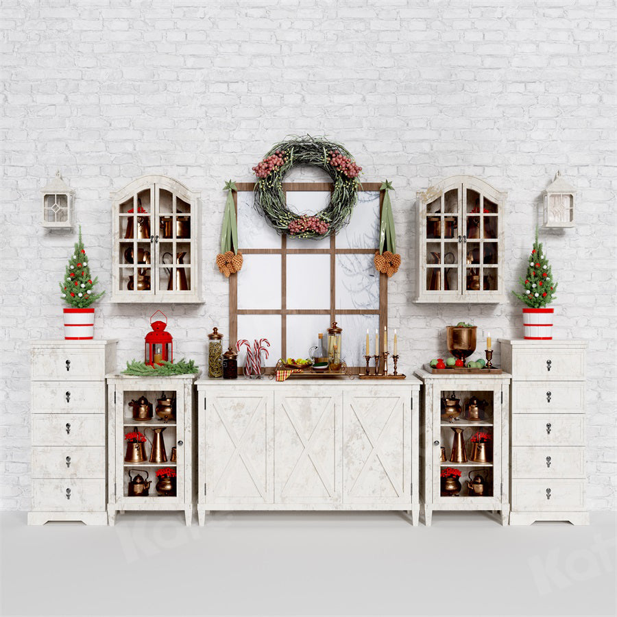 Kate Christmas Backdrop Indoor Cupboard for Photography - Kate Backdrop AU