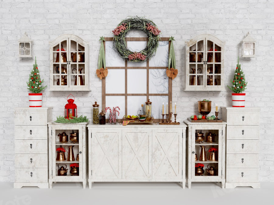 Kate Christmas Backdrop Indoor Cupboard for Photography - Kate Backdrop AU