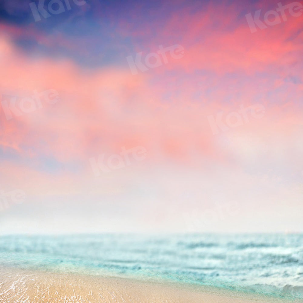 Kate Beach Clouds Seaside Backdrop for Photography - Kate Backdrop AU