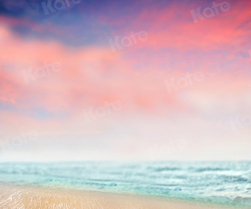 Kate Beach Clouds Seaside Backdrop for Photography - Kate Backdrop AU