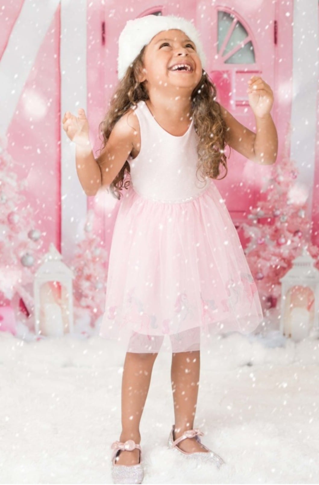 Kate Christmas Backdrop Princess Pink Designed by Emetselch - Kate Backdrop AU