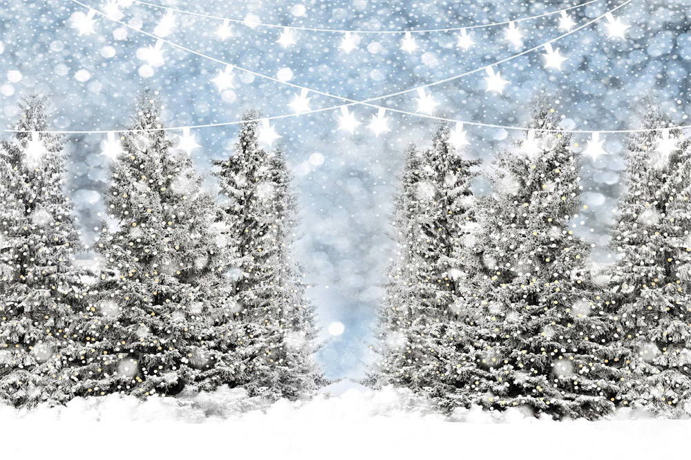 Kate Snow Christmas Tree Backdrop Forest for Photography - Kate Backdrop AU