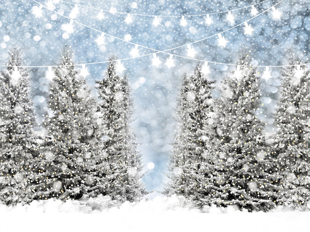 Kate Snow Christmas Tree Backdrop Forest for Photography - Kate Backdrop AU