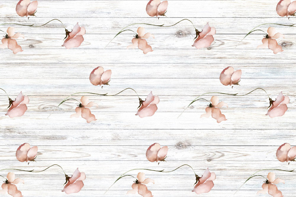 Kate Flowers Wood Backdrop for Photography - Kate Backdrop AU