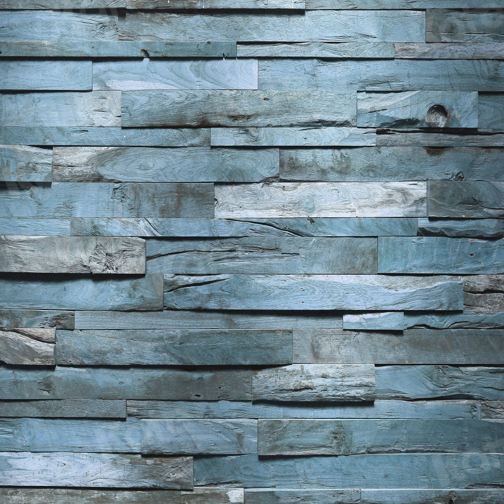 Kate Blue Vintage Plank Backdrop Old for Photography - Kate Backdrop AU