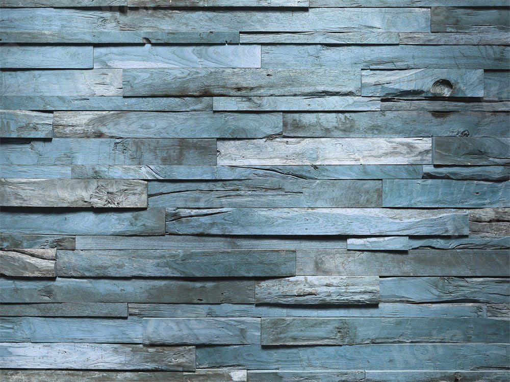 Kate Blue Vintage Plank Backdrop Old for Photography - Kate Backdrop AU