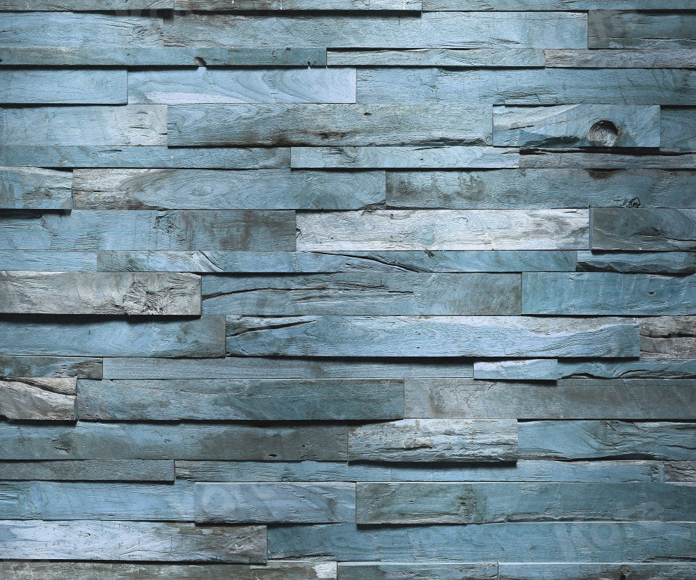 Kate Blue Vintage Plank Backdrop Old for Photography - Kate Backdrop AU