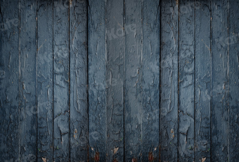 Kate Vintage Blue Backdrop Wood Grain for Photography - Kate Backdrop AU