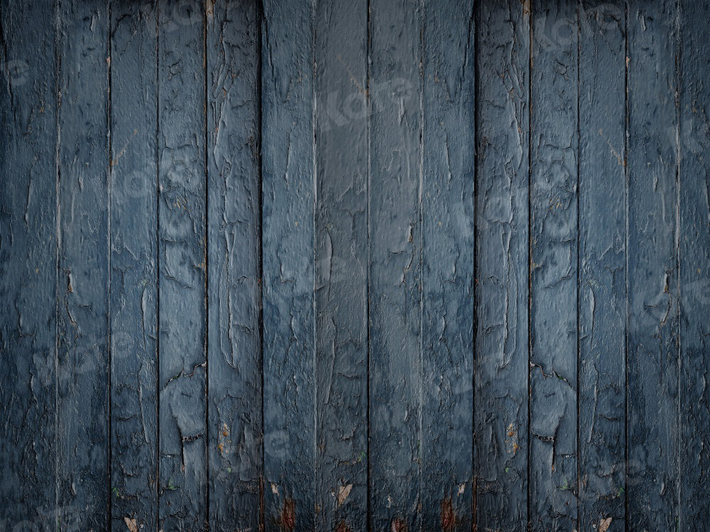 Kate Vintage Blue Backdrop Wood Grain for Photography - Kate Backdrop AU