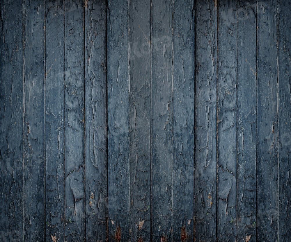 Kate Vintage Blue Backdrop Wood Grain for Photography - Kate Backdrop AU