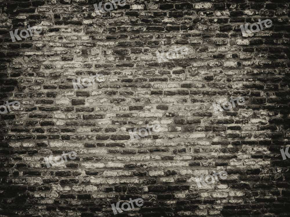 Kate Black Brick Wall Backdrop Vintage Shabby Designed by Kate Image - Kate Backdrop AU