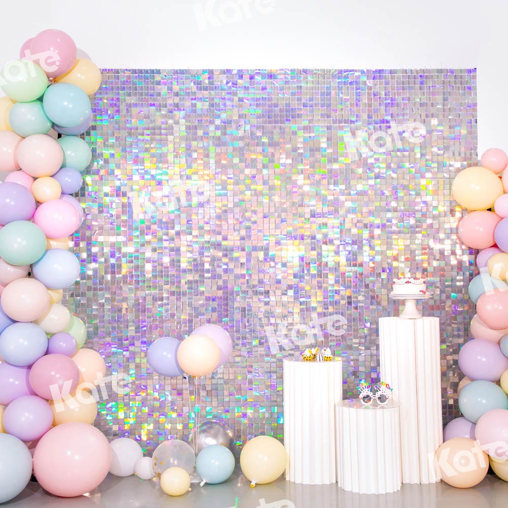 Kate Dream Color Balloon Backdrop Party Cake Smash Purple Designed by Emetselch - Kate Backdrop AU