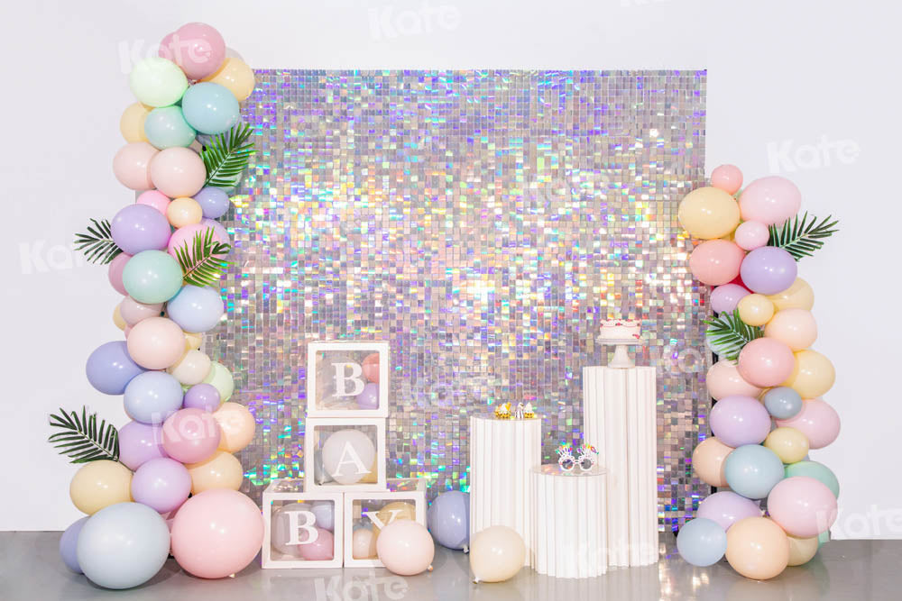 Kate Dream Balloon Party Backdrop Cake Smash Designed by Emetselch - Kate Backdrop AU