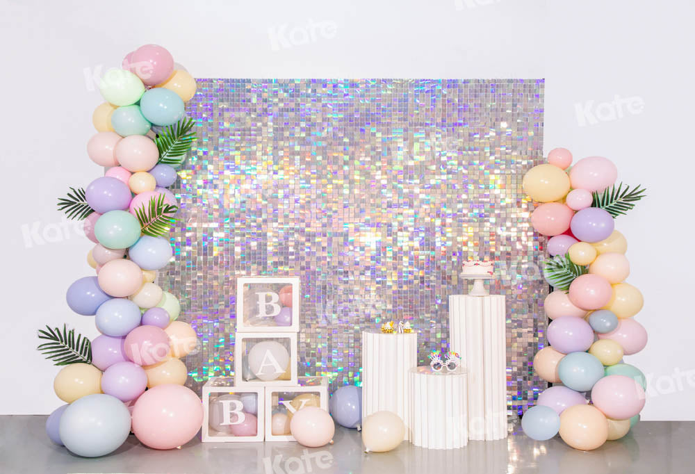 Kate Dream Balloon Party Backdrop Cake Smash Designed by Emetselch - Kate Backdrop AU