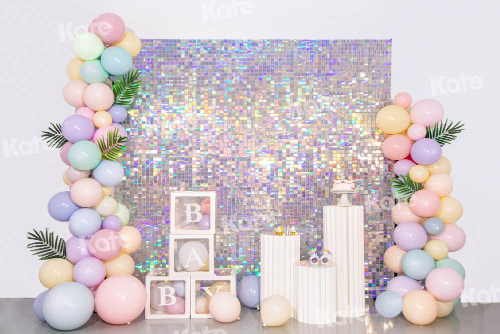 Kate Dream Balloon Party Backdrop Cake Smash Designed by Emetselch - Kate Backdrop AU