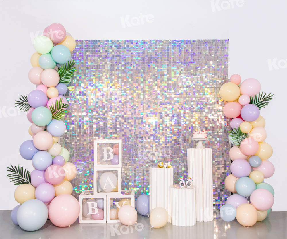 Kate Dream Balloon Party Backdrop Cake Smash Designed by Emetselch - Kate Backdrop AU