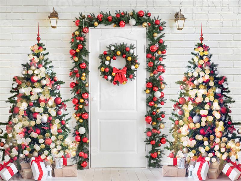 Kate Bokeh Christmas Tree Backdrop for Photography - Kate Backdrop AU
