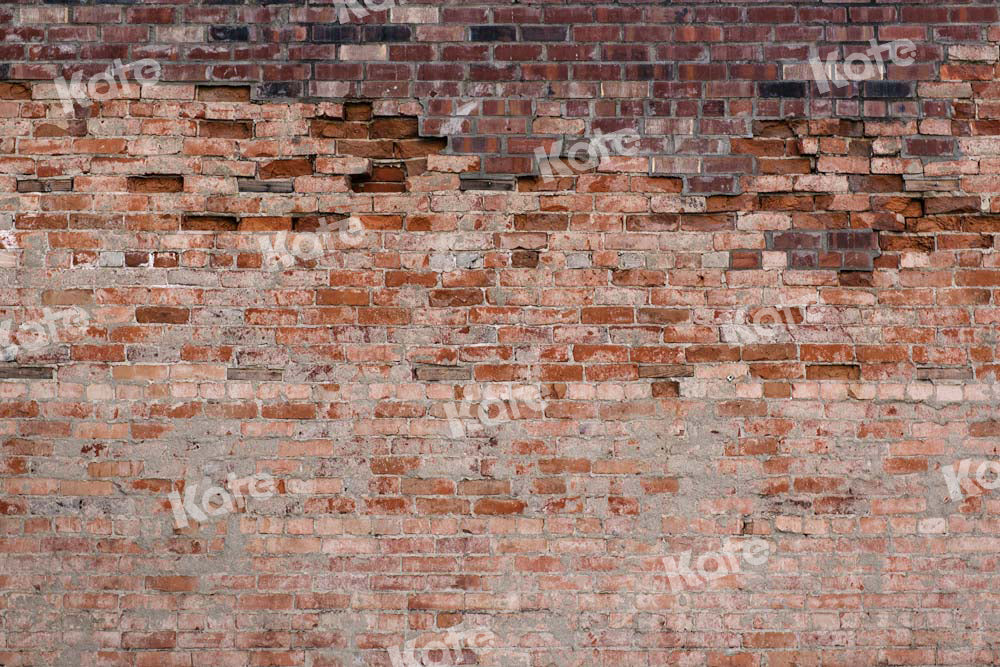 Kate Red Retro Brick Wall Backdrop Designed by Kate Image - Kate Backdrop AU