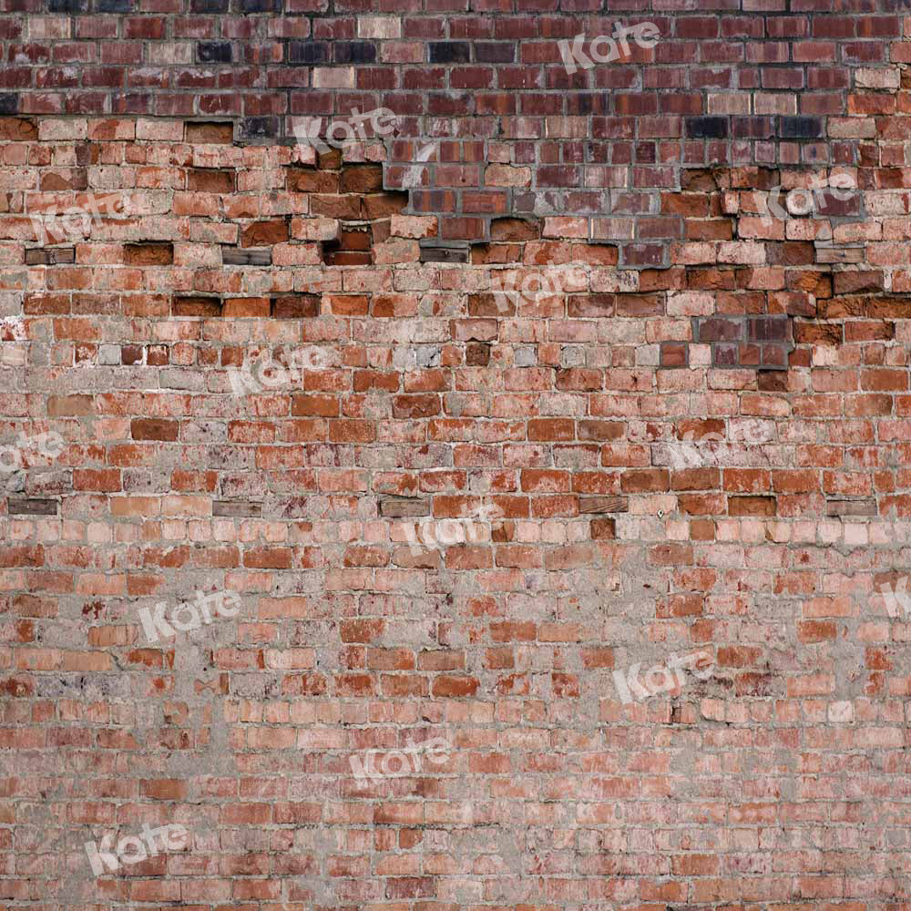 Kate Red Retro Brick Wall Backdrop Designed by Kate Image - Kate Backdrop AU
