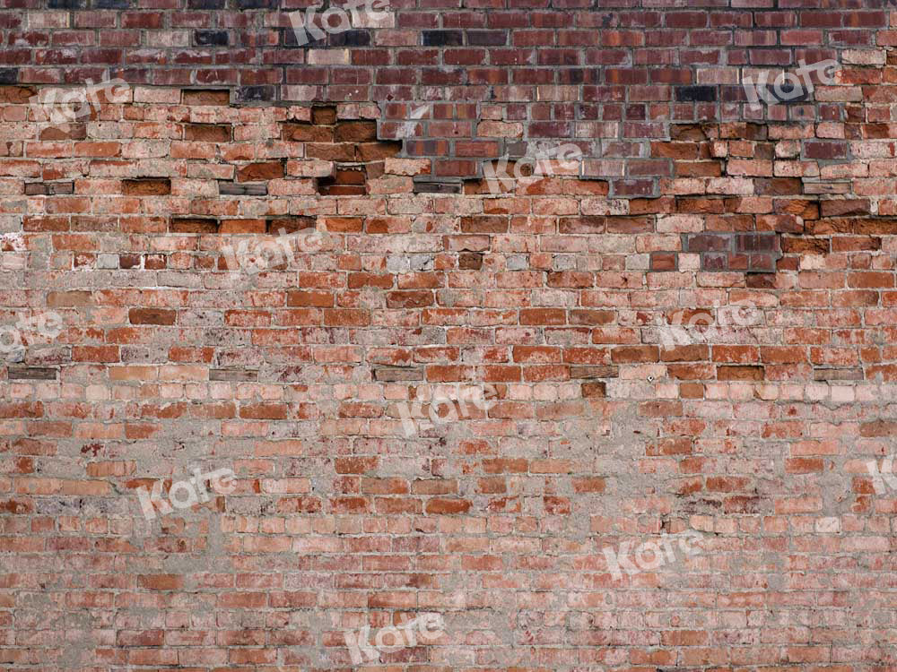 Kate Red Retro Brick Wall Backdrop Designed by Kate Image - Kate Backdrop AU