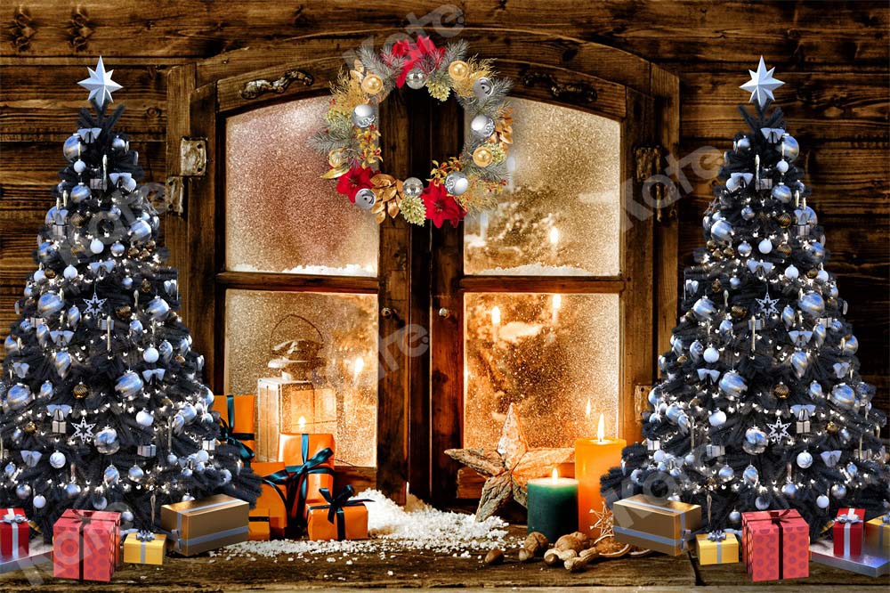 Kate Christmas Eve Tree Backdrop Winter Designed by Chain Photography - Kate Backdrop AU