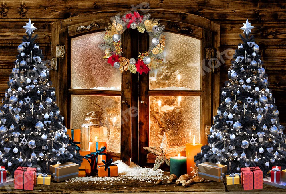 Kate Christmas Eve Tree Backdrop Winter Designed by Chain Photography - Kate Backdrop AU
