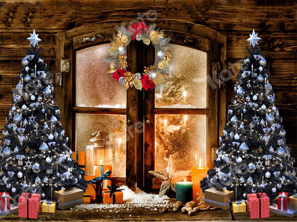 Kate Christmas Eve Tree Backdrop Winter Designed by Chain Photography - Kate Backdrop AU
