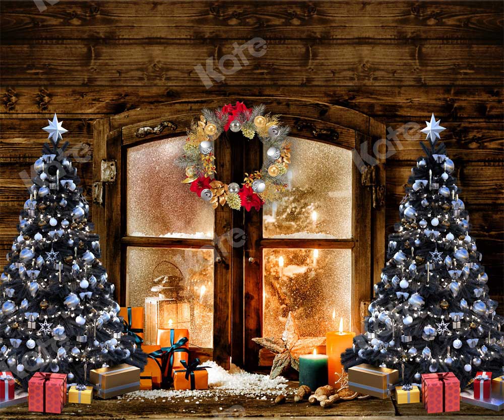 Kate Christmas Eve Tree Backdrop Winter Designed by Chain Photography - Kate Backdrop AU
