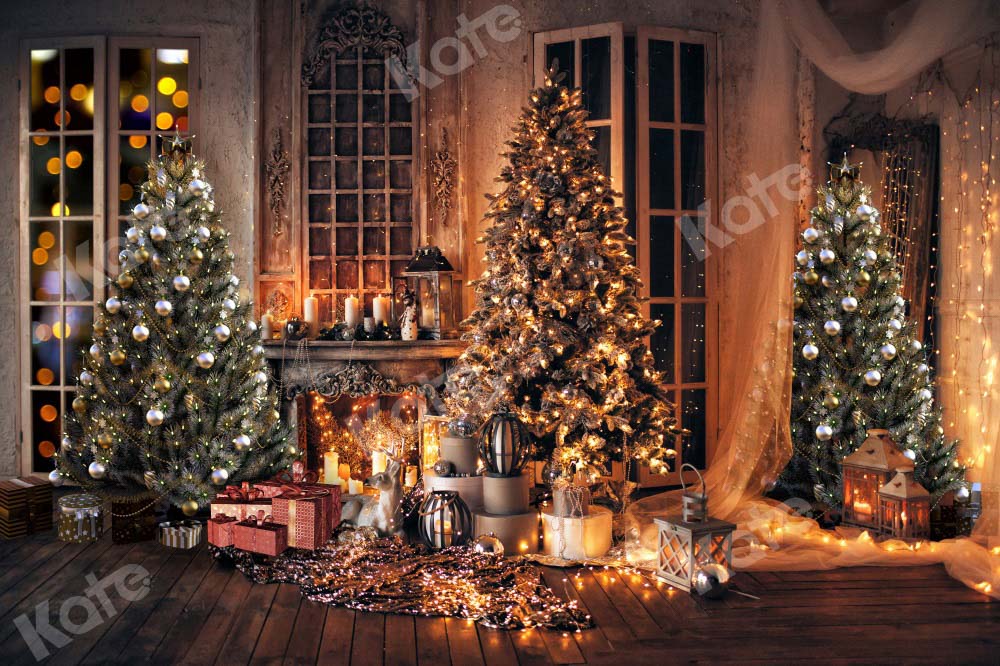 Kate Candlelit Christmas Tree Backdrop Designed by Chain Photography - Kate Backdrop AU