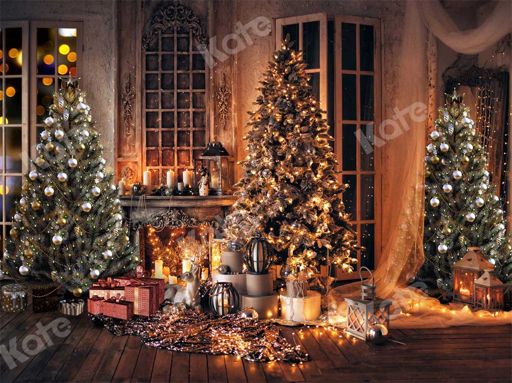 Kate Candlelit Christmas Tree Backdrop Designed by Chain Photography - Kate Backdrop AU